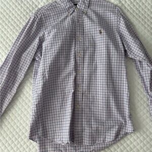 Ralph Lauren Blue & Pink Plaid Button-Down Shirt